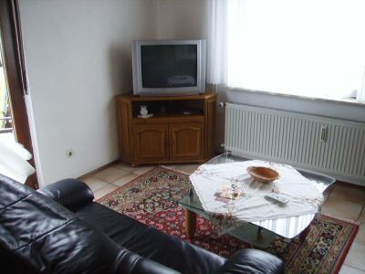Weinheim Ferienwohnung Brigitte: Wohnzimmer mit Einzelbett